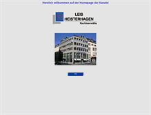 Tablet Screenshot of leis-heisterhagen.de